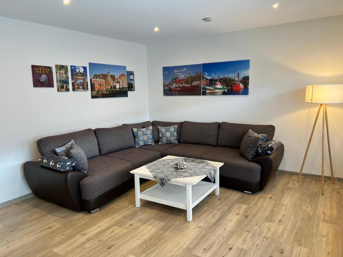 Ferienwohnung Wippsteert - 5 Sterne - Mit Balkon Und Pkw Stellplatz Emden Bagian luar foto